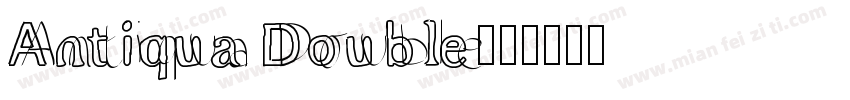 Antiqua Double字体转换